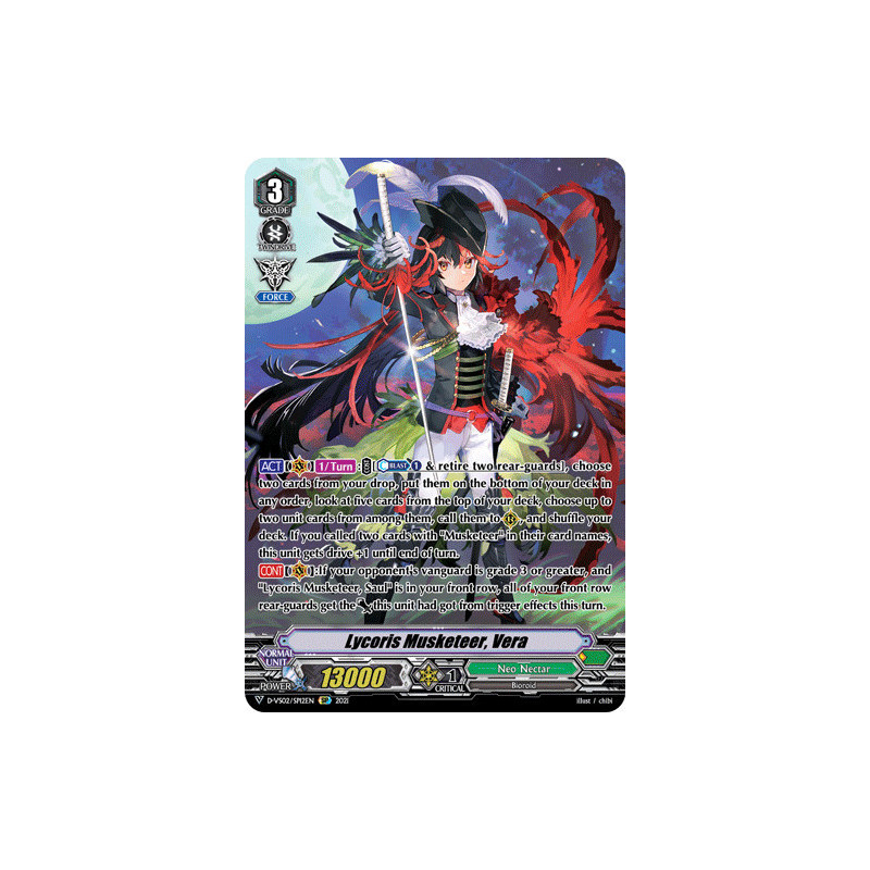 Vanguard_TCG_card_D-VS02_SP12_SP_Lycoris_Musketeer_Vera_V_Clan_Collection_Vol.2