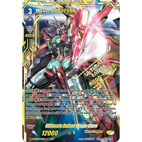 Vanguard_TCG_card_D-VS02_VSR02_VSR_Ultimate_Raizer_Mega-flare_V_Clan_Collection_Vol.2