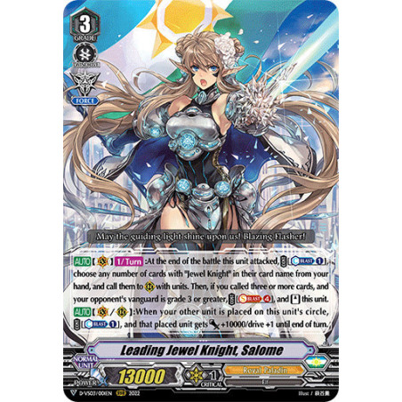 Vanguard_TCG_card_D-VS03_001_RRR_Leading_Jewel_Knight_Salome_V_Clan_Collection_Vol.3