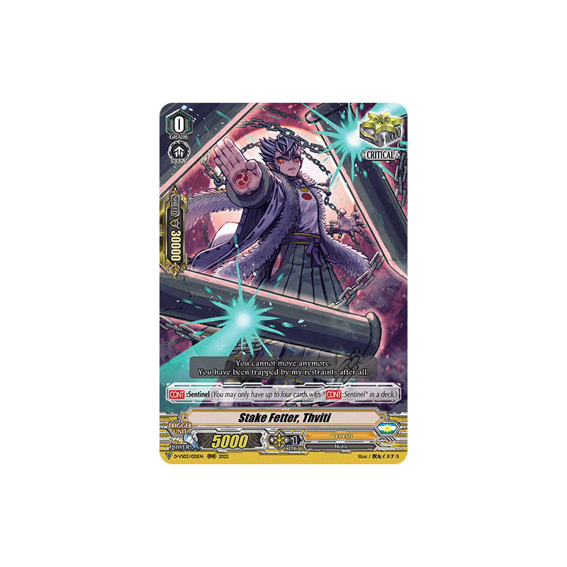 Vanguard_TCG_card_D-VS03_021_RRR_Stake_Fetter_Thviti_V_Clan_Collection_Vol.3