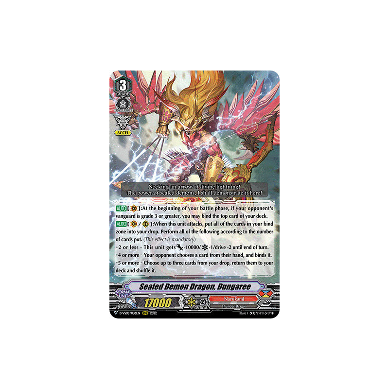 Vanguard_TCG_card_D-VS03_036_RRR_Sealed_Demon_Dragon_Dungaree_V_Clan_Collection_Vol.3
