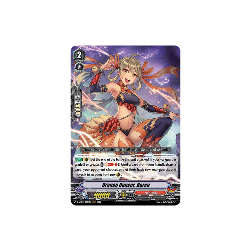 Vanguard_TCG_card_D-VS03_040_RRR_Dragon_Dancer_Barca_V_Clan_Collection_Vol.3