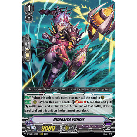 Vanguard_TCG_card_D-VS03_055_RRR_Offensive_Punter_V_Clan_Collection_Vol.3
