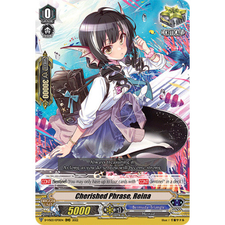 Vanguard_TCG_card_D-VS03_070_RRR_Cherished_Phrase_Reina_V_Clan_Collection_Vol.3