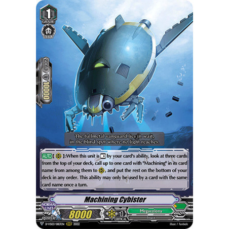 Vanguard_TCG_card_D-VS03_083_RRR_Machining_Cybister_V_Clan_Collection_Vol.3