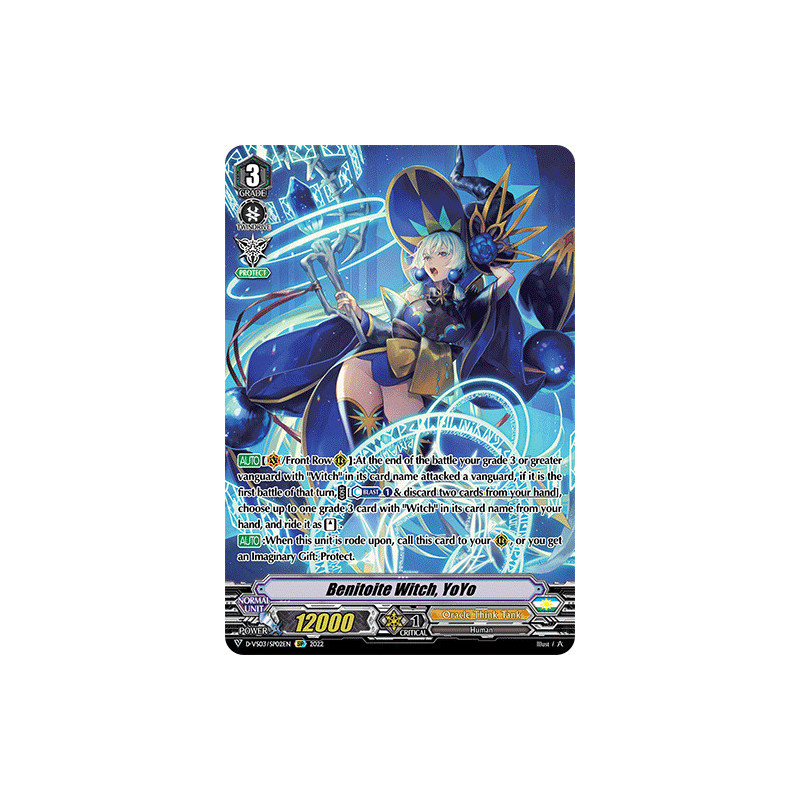 Vanguard_TCG_card_D-VS03_SP02_SP_Benitoite_Witch_YoYo_V_Clan_Collection_Vol.3