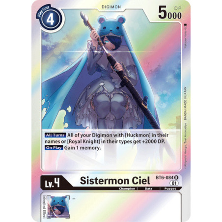 Digimon_TCG_BT6-084_Sistermon_Ciel_Rare_Double_Diamond_Card_Game
