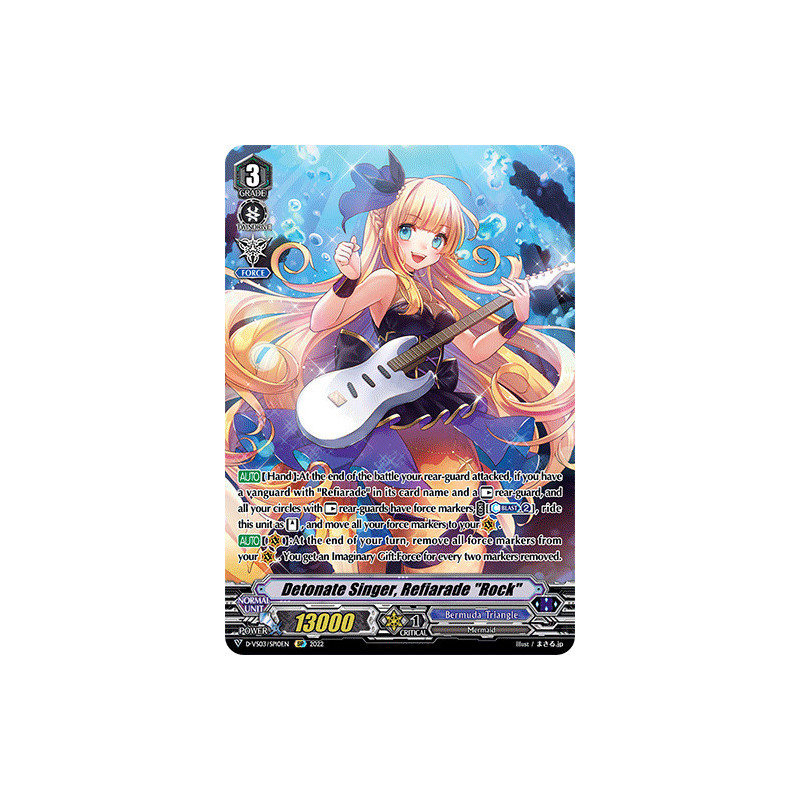 Vanguard_TCG_card_D-VS03_SP10_SP_Detonate_Singer_Refiarade_Rock_V_Clan_Collection_Vol.3