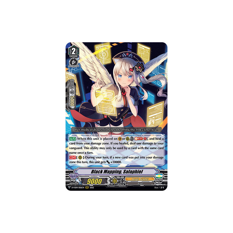 Vanguard_TCG_card_D-VS04_006_RRR_Black_Mapping_Salaphiel_V_Clan_Collection_Vol.4