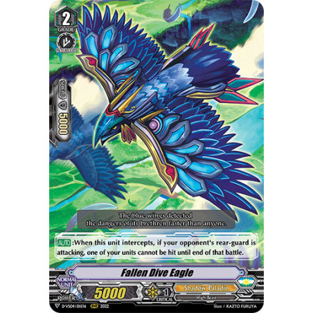 Vanguard_TCG_card_D-VS04_011_RRR_Fallen_Dive_Eagle_V_Clan_Collection_Vol.4