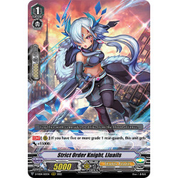 Vanguard_TCG_card_D-VS04_013_RRR_Strict_Order_Knight_Lluails_V_Clan_Collection_Vol.4