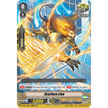 Vanguard_TCG_card_D-VS04_021_RRR_Scarface_Lion_V_Clan_Collection_Vol.4