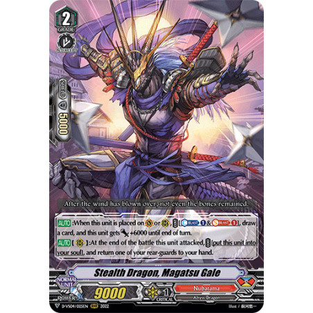 Vanguard_TCG_card_D-VS04_025_RRR_Stealth_Dragon_Magatsu_Gale_V_Clan_Collection_Vol.4