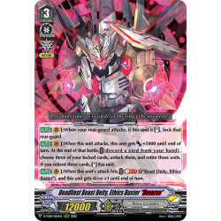 Vanguard_TCG_card_D-VS04_036_RRR_Deadliest_Beast_Deity_Ethics_Buster_Яeverse_V_Clan_Collection_Vol.4