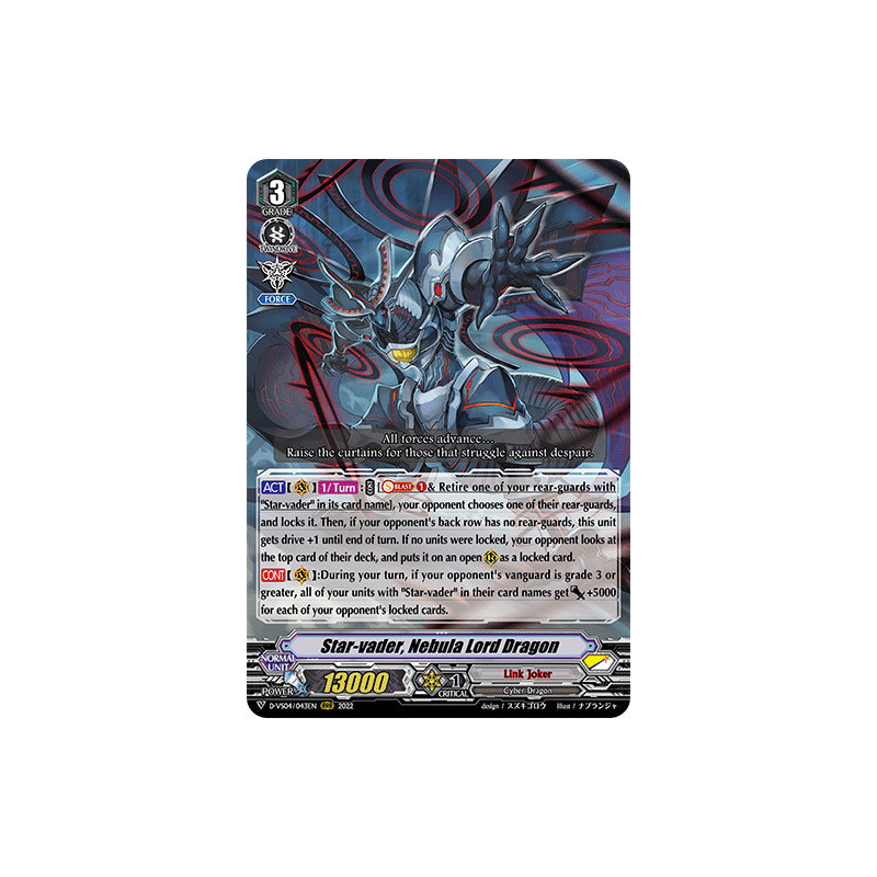 Vanguard_TCG_card_D-VS04_043_RRR_Star-vader_Nebula_Lord_Dragon_V_Clan_Collection_Vol.4
