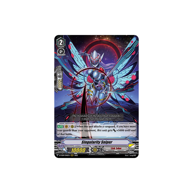 Vanguard_TCG_card_D-VS04_046_RRR_Singularity_Sniper_V_Clan_Collection_Vol.4