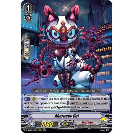 Vanguard_TCG_card_D-VS04_047_RRR_Aharonov_Cat_V_Clan_Collection_Vol.4