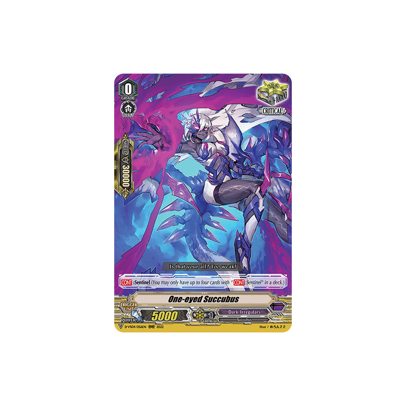 Vanguard_TCG_card_D-VS04_056_RRR_One-eyed_Succubus_V_Clan_Collection_Vol.4