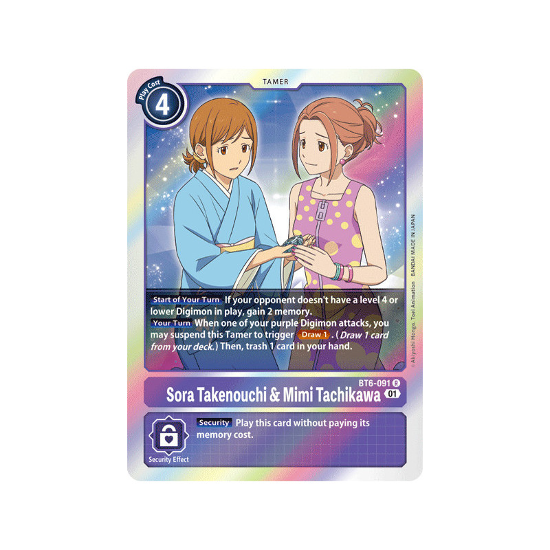 Digimon_TCG_BT6-091_Sora_Takenouchi_Mimi_Tachikawa_Rare_Double_Diamond_Card_Game
