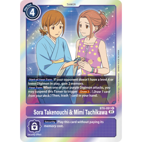 Digimon_TCG_BT6-091_Sora_Takenouchi_Mimi_Tachikawa_Rare_Double_Diamond_Card_Game