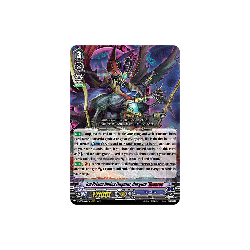 Vanguard_TCG_card_D-VS04_064_RRR_Ice_Prison_Hades_Emperor_Cocytus_Яeverse_V_Clan_Collection_Vol.4