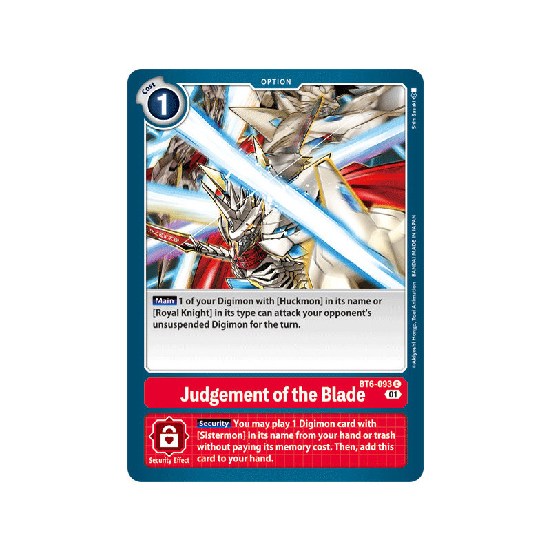 Digimon_TCG_BT6-093_Judgement_of_the_Blade_Common_Double_Diamond_Card_Game