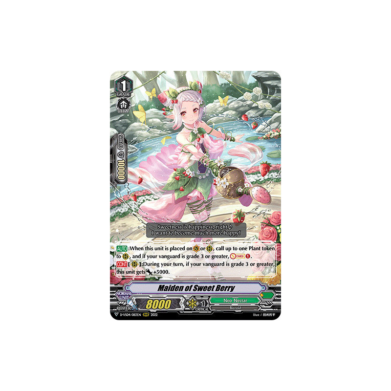 Vanguard_TCG_card_D-VS04_083_RRR_Maiden_of_Sweet_Berry_V_Clan_Collection_Vol.4