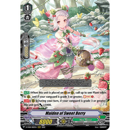 Vanguard_TCG_card_D-VS04_083_RRR_Maiden_of_Sweet_Berry_V_Clan_Collection_Vol.4