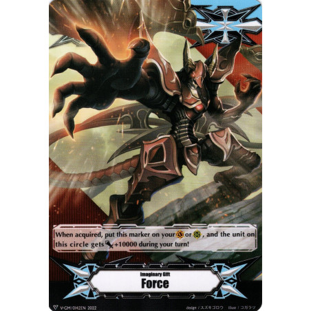 Vanguard_TCG_card_D-VS03-VS04_V-GM_0142_Gift_Markers_Imaginary_Gifts_V-GM_0142_Force_V-GM2_0087_Force_II_V_Clan_Collection_Vol.4