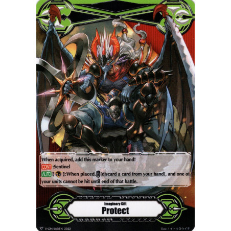 Vanguard_TCG_card_D-VS03-VS04_V-GM_0151_Gift_Markers_Imaginary_Gifts_V-GM_0151_Protect_V-GM2_0096_Accel_II_V_Clan_Collection_Vol