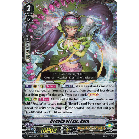 Vanguard_TCG_card_D-VS05_019_RRR_Regalia_of_Fate_Norn_V_Clan_Collection_Vol.5