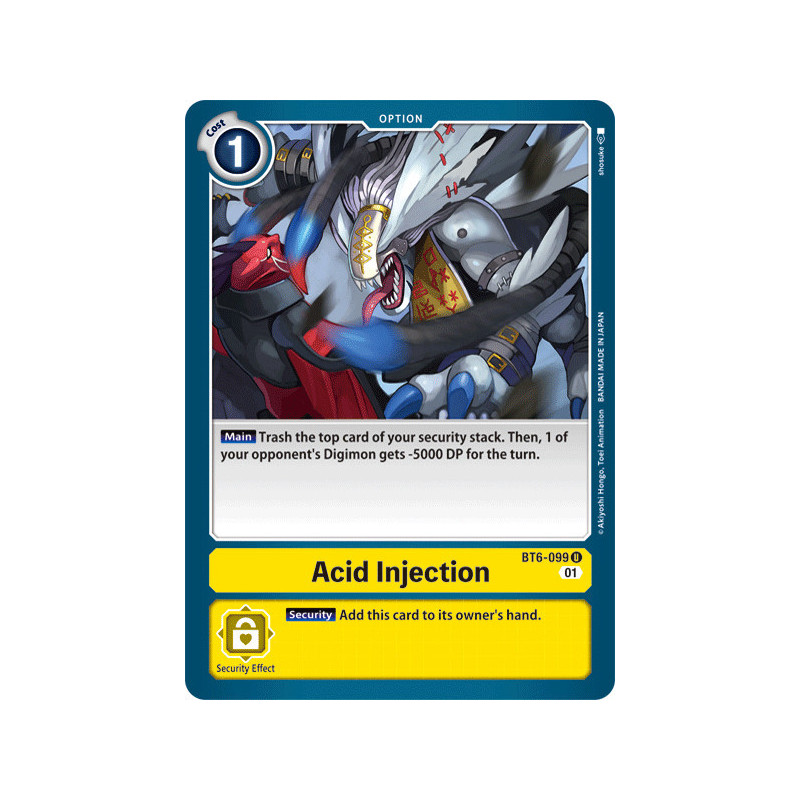 Digimon_TCG_BT6-099_Acid_Injection_Uncommon_Double_Diamond_Card_Game