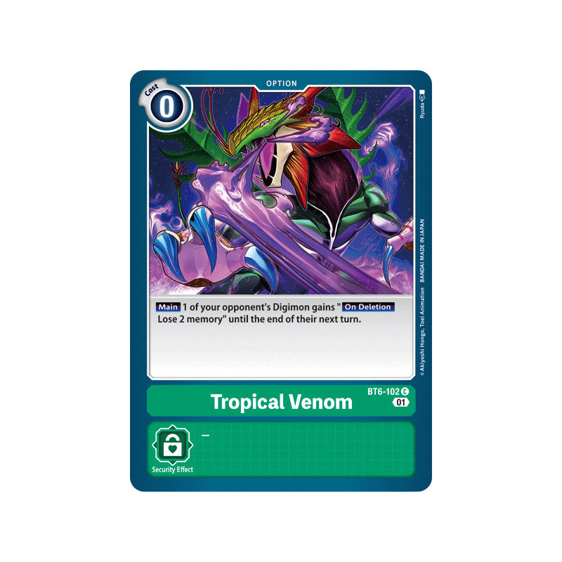 Digimon_TCG_BT6-102_Tropical_Venom_Common_Double_Diamond_Card_Game