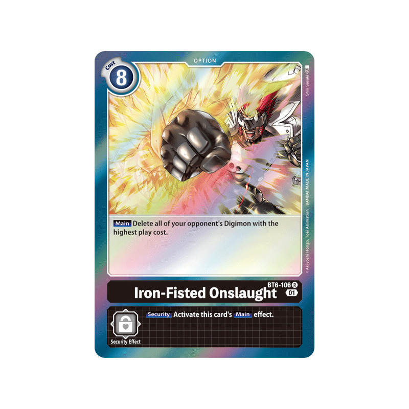 Digimon_TCG_BT6-106_Iron-Fisted_Onslaught_Rare_Double_Diamond_Card_Game