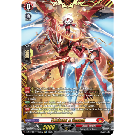 Vanguard_TCG_card_DZ-BT11_FFR03EN_FFR_Trickstar_Suendi_Symphony_of_Might_Bloom
