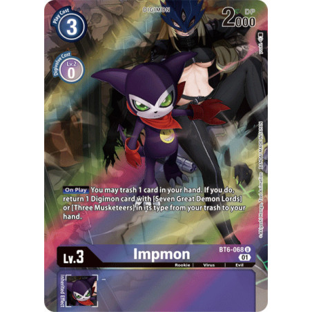 Digimon_TCG_BT6-068_AA_Impmon_Alternative_Art_Double_Diamond_Card_Game