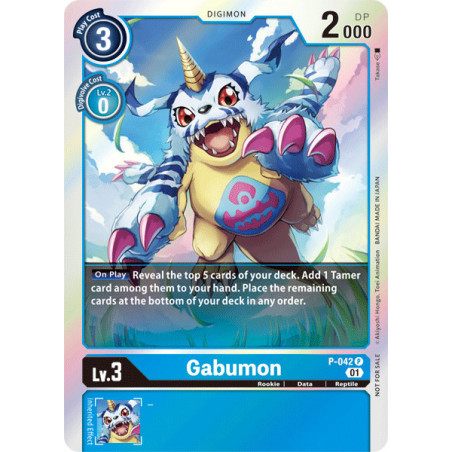 Digimon_TCG_BT6_P-042_Gabumon_Alternative_Art_Double_Diamond_Card_Game