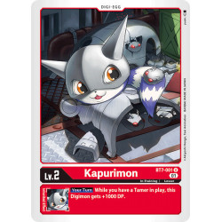 Digimon TCG BT7-001 Kapurimon Uncommon Next Adventure Card Game