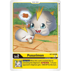 Digimon TCG BT7-003 Pusurimon Uncommon Next Adventure Card Game