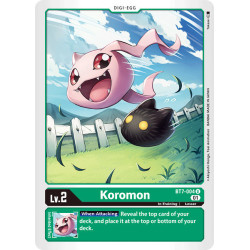 Digimon TCG BT7-004 Koromon Uncommon Next Adventure Card Game