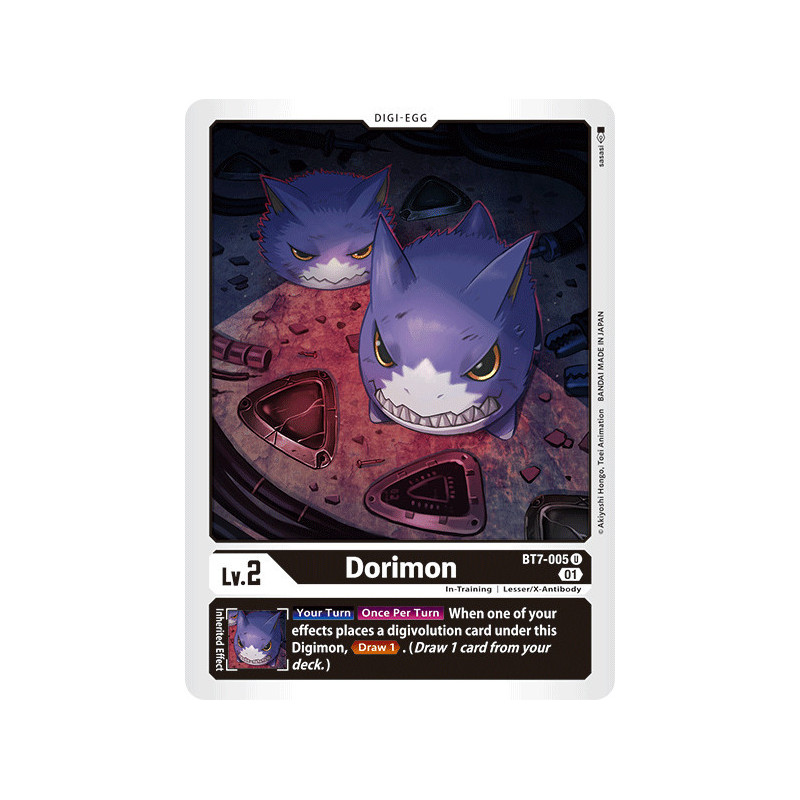 Digimon TCG BT7-005 Dorimon Uncommon Next Adventure Card Game