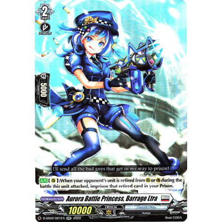 Vanguard_TCG_card_D-SS02_021_RR_Aurora_Battle_Princess_Barrage_Ltra_Festival_Collection_2022