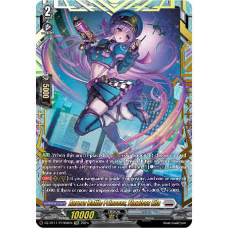 Vanguard_TCG_card_DZ-BT11_FFR08EN_FFR_Aurora_Battle_Princess_Flawless_Lila_Symphony_of_Might_Bloom