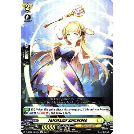 Vanguard_TCG_card_D-SS02_028_RR_Tetrafavor_Sorceress_Festival_Collection_2022
