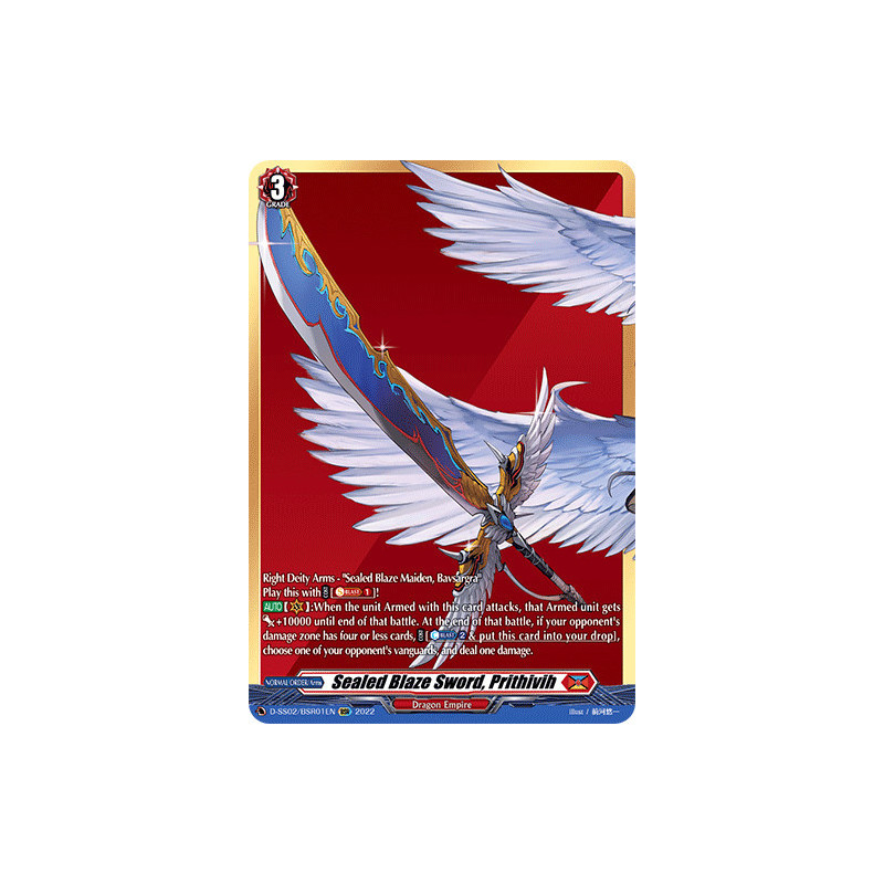 Vanguard_TCG_card_D-SS02_BSR01_BSR_Sealed_Blaze_Sword_Prithivih_Festival_Collection_2022