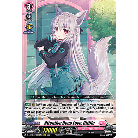 Vanguard_TCG_card_D-LBT01_006_RRR_Attentive_Deep_Love_Ottilie_Lyrical_Melody