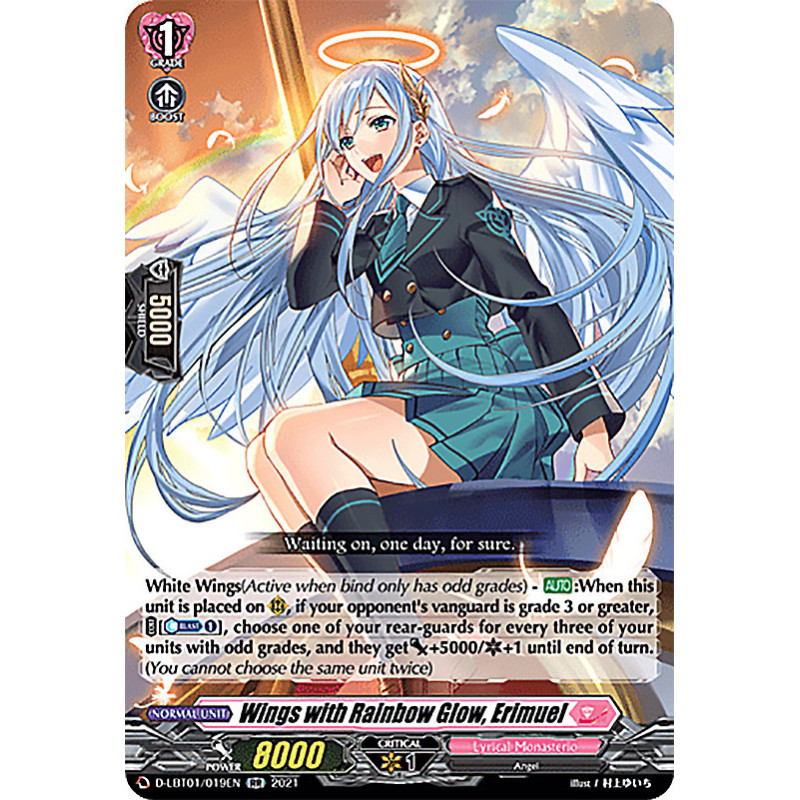 Vanguard_TCG_card_D-LBT01_019_RR_Wings_with_Rainbow_Glow_Erimuel_Lyrical_Melody