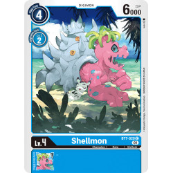 Digimon TCG BT7-020 Shellmon Common Next Adventure Card Game