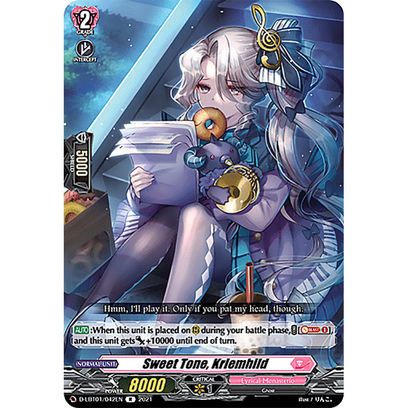 Vanguard_TCG_card_D-LBT01_042_R_Sweet_Tone_Kriemhild_Lyrical_Melody