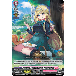 Vanguard_TCG_card_D-LBT01_060_C_Relaxed_Conversation_Philomena_Lyrical_Melody